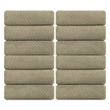 Jessy Home 12 Pack Hand Towel Set 16"x31" Soft Highly Absorbent Quick Dry Bathroom Bath Hand Towels Microfiber Plush Towels