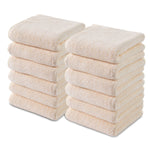 12 Pack Washcloths Towel Set