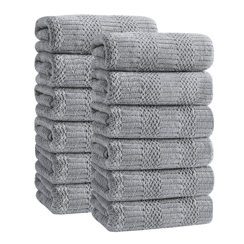 Jessy Home Bath Towel Set 12 Pack Hand Towel