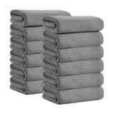 Jessy Home 12 Pack Hand Towel Set 16"x31" Soft Highly Absorbent Quick Dry Bathroom Towels 600 GSM Microfiber Plush Towels