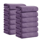 Jessy Home 12 Pack Hand Towel Set 16"x31" Soft Highly Absorbent Quick Dry Bathroom Towels 600 GSM Microfiber Plush Towels