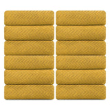 Jessy Home 12 Pack Hand Towel Set 16"x31" Soft Highly Absorbent Quick Dry Bathroom Bath Hand Towels Microfiber Plush Towels