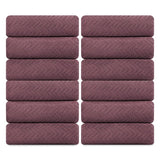 Jessy Home 12 Pack Hand Towel Set 16"x31" Soft Highly Absorbent Quick Dry Bathroom Bath Hand Towels Microfiber Plush Towels