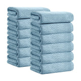 Jessy Home 12 Pack Hand Towel Set 16"x31" Soft Highly Absorbent Quick Dry Bathroom Towels 600 GSM Microfiber Plush Towels
