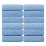 Jessy Home 12 Pack Hand Towel Set 16"x31" Soft Highly Absorbent Quick Dry Bathroom Bath Hand Towels Microfiber Plush Towels