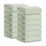 Jessy Home 12 Pack Hand Towel Set 16"x31" Soft Highly Absorbent Quick Dry Bathroom Towels 600 GSM Microfiber Plush Towels