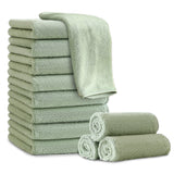 Jessy Home 12 Pack Washcloths for Bathroom 13x13 Inch Ultra Soft Hand Face Towels