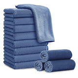 Jessy Home 12 Pack Washcloths for Bathroom 13x13 Inch Ultra Soft Hand Face Towels