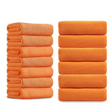 Jessy Home 12 Pack Hand Towel Set 16"x31" Soft Highly Absorbent Quick Dry Bathroom Bath Hand Towels Microfiber Plush Towels