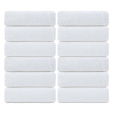 Jessy Home 12 Pack Hand Towel Set 16"x31" Soft Highly Absorbent Quick Dry Bathroom Bath Hand Towels Microfiber Plush Towels