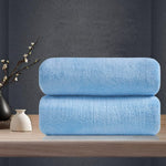2 Pack Home Collection Ultra Soft Cozy Towels 700 GSM Plush Towel Set