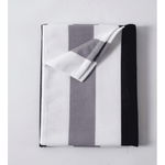 Beach Towel-Gray Black