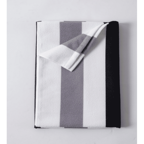Beach Towel-Gray Black