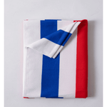 Beach Towel-Navy Red