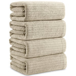 4/8 Piece Bath Towel Set Soft and Plush Highly Absorbent Towel