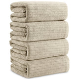 4/8 Piece Bath Towel Set Soft and Plush Highly Absorbent Towel
