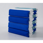 Beach Towel-Navy Cyan