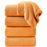 4/8 Pieces Oversized Bath Sheet Towels 600 GSM Ultra Soft Bath Towels Set