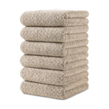 6 Pack Washcloths Towel Set
