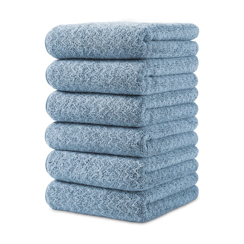 6 Pack Washcloths Towel Set
