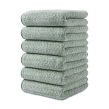 6 Pack Washcloths Towel Set
