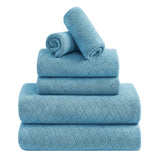 Jessy Home 6 Piece Bath Towel Set Soft Towel Set for Bathroom-2 Bath Towels, 2 Hand Towels, 2 Washcloths Highly Absorbent Bath Sheet for Hotel & Spa