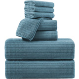 4/8 Piece Bath Towel Set Soft and Plush Highly Absorbent Towel