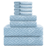 4/8 Piece Home Collection Ultra Soft 600 GSM  Bath Towels Set