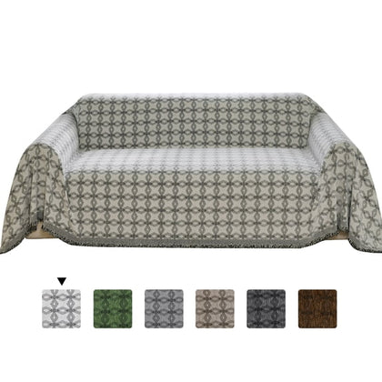 Jessy Home Sofa Cover Couch Cover Protector L Shaped Couch Cover Durable Multi-Function Furniture Cover Living Room Sofa Throws Sofa Slipcovers for Pets