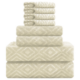 4/8 Piece Home Collection Ultra Soft 600 GSM  Bath Towels Set