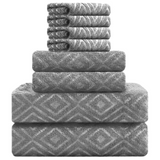 4/8 Piece Home Collection Ultra Soft 600 GSM  Bath Towels Set