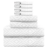 4/8 Piece Home Collection Ultra Soft 600 GSM  Bath Towels Set