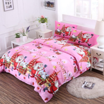 Christmas Quilts Set Twin/Queen/King Size Quilt Microfiber Bedspread Coverlet Set