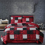 3/7-Piece Comforter Set - Bed in a Bag with Flat Sheet, Fitted Sheet, Pillowcases & Shams
