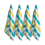 4 Pack Large Oversized Beach Towels Set 30"*60" Cabana Stripe Pool Towel