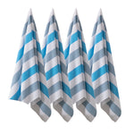 4 Pack Large Oversized Beach Towels Set 30"*60" Cabana Stripe Pool Towel