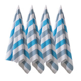 4 Pack Large Oversized Beach Towels Set 30"*60" Cabana Stripe Pool Towel