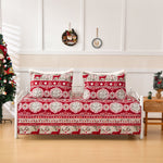Smuge 3 Piece Daybed Cover Set, Double Sided Quilting Classic Design for All Season, Matching 2 Shams, 39"x75"