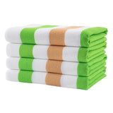 4 Pack Oversized Microfiber Beach Towels 60x30 inches Super Absorbent Quick Dry