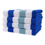 4 Pack Oversized Microfiber Beach Towels 60x30 inches Super Absorbent Quick Dry