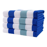 4 Pack Oversized Microfiber Beach Towels 60x30 inches Super Absorbent Quick Dry