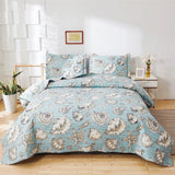 Ocean Quilts Set Twin/Queen/King Size Bedspread Soft Microfiber Coverlet