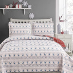 Christmas Quilts Set Twin/Queen/King Size Quilt Microfiber Bedspread Coverlet Set