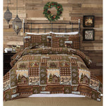 Bear Deer Quilts Set Twin/Queen/King Size Bedspread Soft Microfiber Coverlet