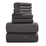 4/8 Pieces Oversized Bath Towels Set 700 GSM Ultra Soft