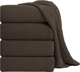 4/8 Pieces Oversized Bath Sheet Towels 600 GSM Ultra Soft Bath Towels Set