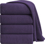 4/8 Pieces Oversized Bath Sheet Towels 600 GSM Ultra Soft Bath Towels Set