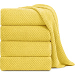 4/8 Pieces Oversized Bath Sheet Towels 600 GSM Ultra Soft Bath Towels Set
