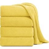 4/8 Pieces Oversized Bath Sheet Towels 600 GSM Ultra Soft Bath Towels Set