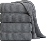 4/8 Pieces Oversized Bath Sheet Towels 600 GSM Ultra Soft Bath Towels Set